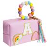 Elilier Christmas gifts for grandkids, stocking stuffers, Birthday Gift for Kids, Girls Makeup bag Skin Care Set for Kid Ages 4-12 party favors, Letter Pouch Cosmetic Toiletry Girls Bag (Small) view 1