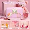 Elilier Christmas gifts for grandkids, stocking stuffers, Birthday Gift for Kids, Girls Makeup bag Skin Care Set for Kid Ages 4-12 party favors, Letter Pouch Cosmetic Toiletry Girls Bag (Small) view 4