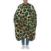 BZAXXQI Leopard Print Cheetah Hair Cutting Cape,Barber Cape Unisex Hair Cutting Cape Hair Cutting Accessories 66x55 Inch view 1