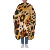 BZAXXQI Animal Leopard Print Hair Cutting Cape,Barber Cape Unisex Hair Cutting Cape Hair Cutting Accessories 66x55 Inch view 1