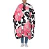 BZAXXQI Cherry Blossom Leopard Hair Cutting Cape,Barber Cape Unisex Hair Cutting Cape Hair Cutting Accessories 66x55 Inch view 1