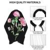 BZAXXQI Floral Boricua Hair Cutting Cape,Barber Cape Unisex Hair Cutting Cape Hair Cutting Accessories 66x55 Inch view 4