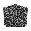 BZAXXQI Black Leopard Hair Cutting Cape,Barber Cape Unisex Hair Cutting Cape Hair Cutting Accessories 66x55 Inch view 2