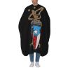 BZAXXQI Puerto Rican Flag Hair Cutting Cape,Barber Cape Unisex Hair Cutting Cape Hair Cutting Accessories 66x55 Inch view 1