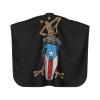 BZAXXQI Puerto Rican Flag Hair Cutting Cape,Barber Cape Unisex Hair Cutting Cape Hair Cutting Accessories 66x55 Inch view 2