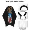 BZAXXQI Puerto Rican Flag Hair Cutting Cape,Barber Cape Unisex Hair Cutting Cape Hair Cutting Accessories 66x55 Inch view 4