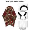 BZAXXQI Rose Leopard Hair Cutting Cape,Barber Cape Unisex Hair Cutting Cape Hair Cutting Accessories 66x55 Inch view 4