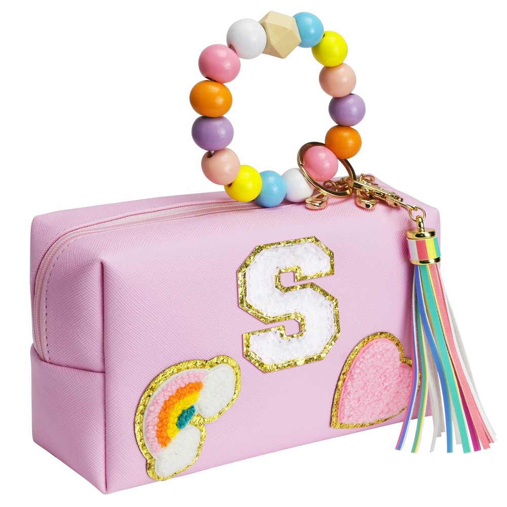 Elilier Toiletry Bag, Personalized Gifts For Bride Bridemaids, Gifts for Women Teens, wedding Gifts, party accessories for teens (Small)