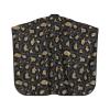 BZAXXQI Black Gold Leopard Hair Cutting Cape,Barber Cape Unisex Hair Cutting Cape Hair Cutting Accessories 66x55 Inch view 2