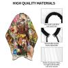 BZAXXQI Fantasy Mushroom Galaxy Hair Cutting Cape,Barber Cape Unisex Hair Cutting Cape Hair Cutting Accessories 66x55 Inch view 4