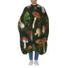 BZAXXQI Beautiful Green Mushroom Hair Cutting Cape,Barber Cape Unisex Hair Cutting Cape Hair Cutting Accessories 66x55 Inch view 1