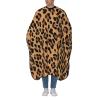 BZAXXQI Leopard Hair Cutting Cape,Barber Cape Unisex Hair Cutting Cape Hair Cutting Accessories 66x55 Inch view 1