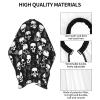BZAXXQI Skulls Hair Cutting Cape,Barber Cape Unisex Hair Cutting Cape Hair Cutting Accessories 66x55 Inch view 4