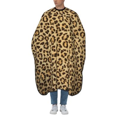 BZAXXQI Leopard Print Wild Animal Hair Cutting Cape,Barber Cape Unisex Hair Cutting Cape Hair Cutting Accessories 66x55 Inch