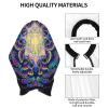 BZAXXQI Psychedelic Mandala Hair Cutting Cape,Barber Cape Unisex Hair Cutting Cape Hair Cutting Accessories 66x55 Inch view 4