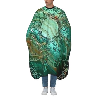 BZAXXQI Beautiful Mandala Hair Cutting Cape,Barber Cape Unisex Hair Cutting Cape Hair Cutting Accessories 66x55 Inch