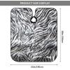 BZAXXQI White Tiger Wildlife Print Hair Cutting Cape,Barber Cape Unisex Hair Cutting Cape Hair Cutting Accessories 66x55 Inch view 3