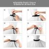 BZAXXQI White Tiger Wildlife Print Hair Cutting Cape,Barber Cape Unisex Hair Cutting Cape Hair Cutting Accessories 66x55 Inch view 4