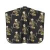 BZAXXQI Skull Skeleton Hair Cutting Cape,Barber Cape Unisex Hair Cutting Cape Hair Cutting Accessories 66x55 Inch view 2