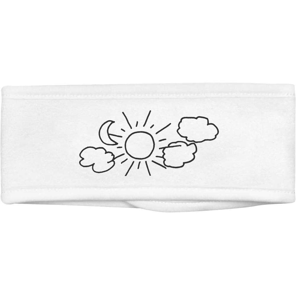 Azeeda 'Sun, Moon & Clouds' Beauty Head Band/Hair Band (HB00023555)