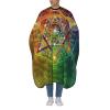 BZAXXQI Flower Mandala Hair Cutting Cape,Barber Cape Unisex Hair Cutting Cape Hair Cutting Accessories 66x55 Inch view 1