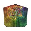BZAXXQI Flower Mandala Hair Cutting Cape,Barber Cape Unisex Hair Cutting Cape Hair Cutting Accessories 66x55 Inch view 2