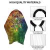 BZAXXQI Flower Mandala Hair Cutting Cape,Barber Cape Unisex Hair Cutting Cape Hair Cutting Accessories 66x55 Inch view 4