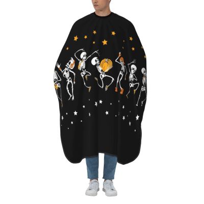 BZAXXQI Skeletons Halloween Hair Cutting Cape,Barber Cape Unisex Hair Cutting Cape Hair Cutting Accessories 66x55 Inch