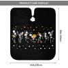 BZAXXQI Skeletons Halloween Hair Cutting Cape,Barber Cape Unisex Hair Cutting Cape Hair Cutting Accessories 66x55 Inch view 3