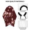 BZAXXQI Japanese Cherry Blossom Floral Hair Cutting Cape,Barber Cape Unisex Hair Cutting Cape Hair Cutting Accessories 66x55 Inch view 4