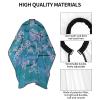 BZAXXQI Cherry Blossom In Green Hair Cutting Cape,Barber Cape Unisex Hair Cutting Cape Hair Cutting Accessories 66x55 Inch view 4