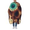 BZAXXQI Mandala With Blue Hair Cutting Cape,Barber Cape Unisex Hair Cutting Cape Hair Cutting Accessories 66x55 Inch view 1
