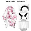 BZAXXQI Cherry Blossom Hair Cutting Cape,Barber Cape Unisex Hair Cutting Cape Hair Cutting Accessories 66x55 Inch view 4