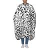 BZAXXQI Black White Leopard Hair Cutting Cape,Barber Cape Unisex Hair Cutting Cape Hair Cutting Accessories 66x55 Inch view 1