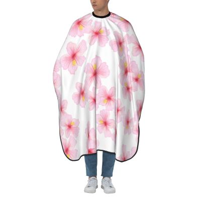 BZAXXQI Pink Flower Cherry Blossom Hair Cutting Cape,Barber Cape Unisex Hair Cutting Cape Hair Cutting Accessories 66x55 Inch