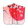 BZAXXQI Pink Cherry Blossom Sunset Hair Cutting Cape,Barber Cape Unisex Hair Cutting Cape Hair Cutting Accessories 66x55 Inch view 2