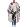 BZAXXQI Roses Deer And Flowers Hair Cutting Cape,Barber Cape Unisex Hair Cutting Cape Hair Cutting Accessories 66x55 Inch view 1