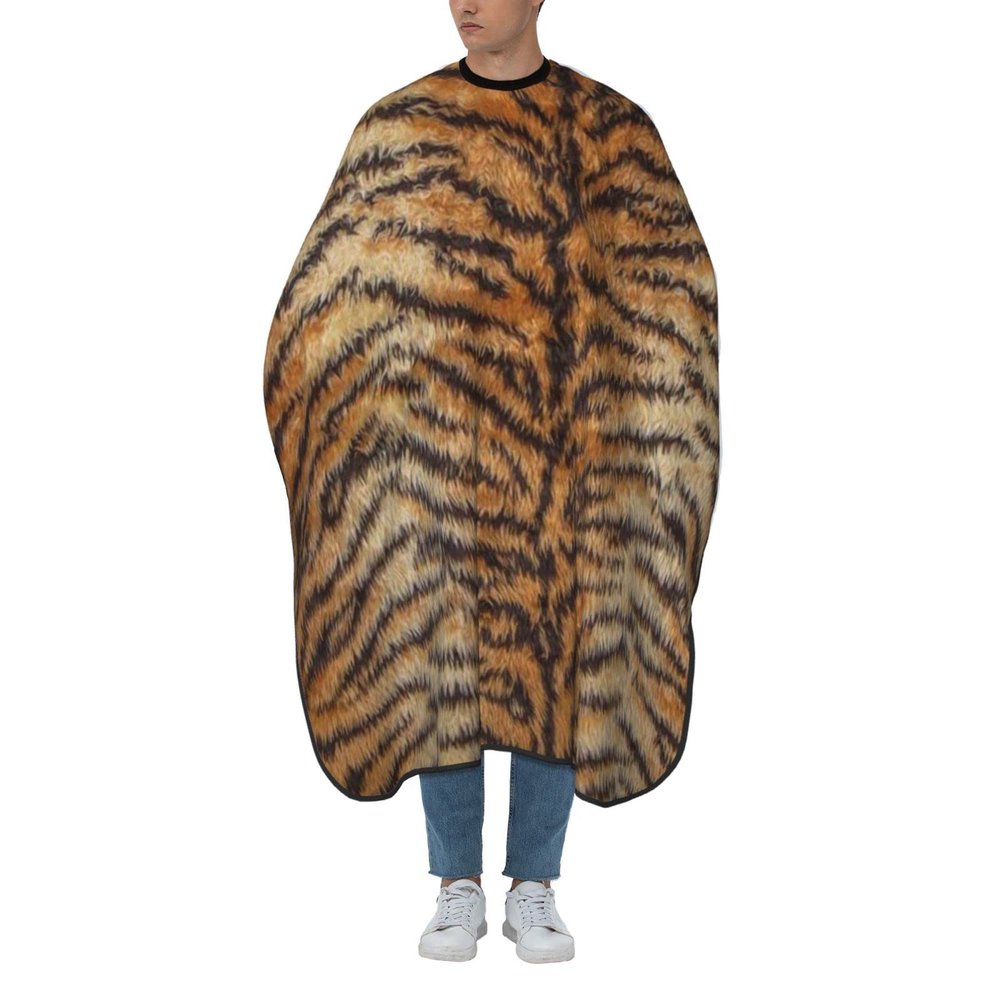 BZAXXQI Tiger Animal Print Hair Cutting Cape,Barber Cape Unisex Hair Cutting Cape Hair Cutting Accessories 66x55 Inch