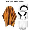 BZAXXQI Tiger Animal Print Hair Cutting Cape,Barber Cape Unisex Hair Cutting Cape Hair Cutting Accessories 66x55 Inch view 3