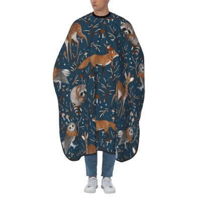 BZAXXQI Animal Deer Hair Cutting Cape,Barber Cape Unisex Hair Cutting Cape Hair Cutting Accessories 66x55 Inch