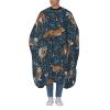 BZAXXQI Animal Deer Hair Cutting Cape,Barber Cape Unisex Hair Cutting Cape Hair Cutting Accessories 66x55 Inch view 1