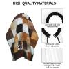 BZAXXQI Cowhide Hair Cutting Cape,Barber Cape Unisex Hair Cutting Cape Hair Cutting Accessories 66x55 Inch view 4