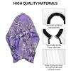 BZAXXQI Cherry Blossom Hair Cutting Cape,Barber Cape Unisex Hair Cutting Cape Hair Cutting Accessories 66x55 Inch view 4