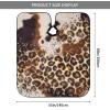 BZAXXQI Cowhide With Leopard Print Hair Cutting Cape,Barber Cape Unisex Hair Cutting Cape Hair Cutting Accessories 66x55 Inch view 3