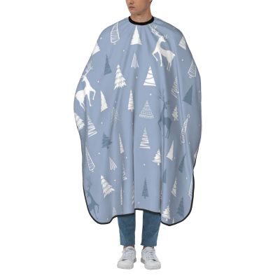 BZAXXQI Christmas Deer Hair Cutting Cape,Barber Cape Unisex Hair Cutting Cape Hair Cutting Accessories 66x55 Inch