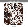BZAXXQI Cowhide Cow Print Hair Cutting Cape,Barber Cape Unisex Hair Cutting Cape Hair Cutting Accessories 66x55 Inch view 3