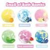 Bath Bombs for Kids with Surprise Inside 6 Large Organic Bubble Kids Bath Bomb with Bracelets and Rings Toys Safe and Natural bathbombs Easter Gifts for 4 5 6 7 8 9 Years Old Girls Birthday Christmas view 4