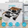 BZAXXQI Leopard Cheetah Tiger Giraffe Cow Print Hair Cutting Cape,Barber Cape Unisex Hair Cutting Cape Hair Cutting Accessories 66x55 Inch view 4