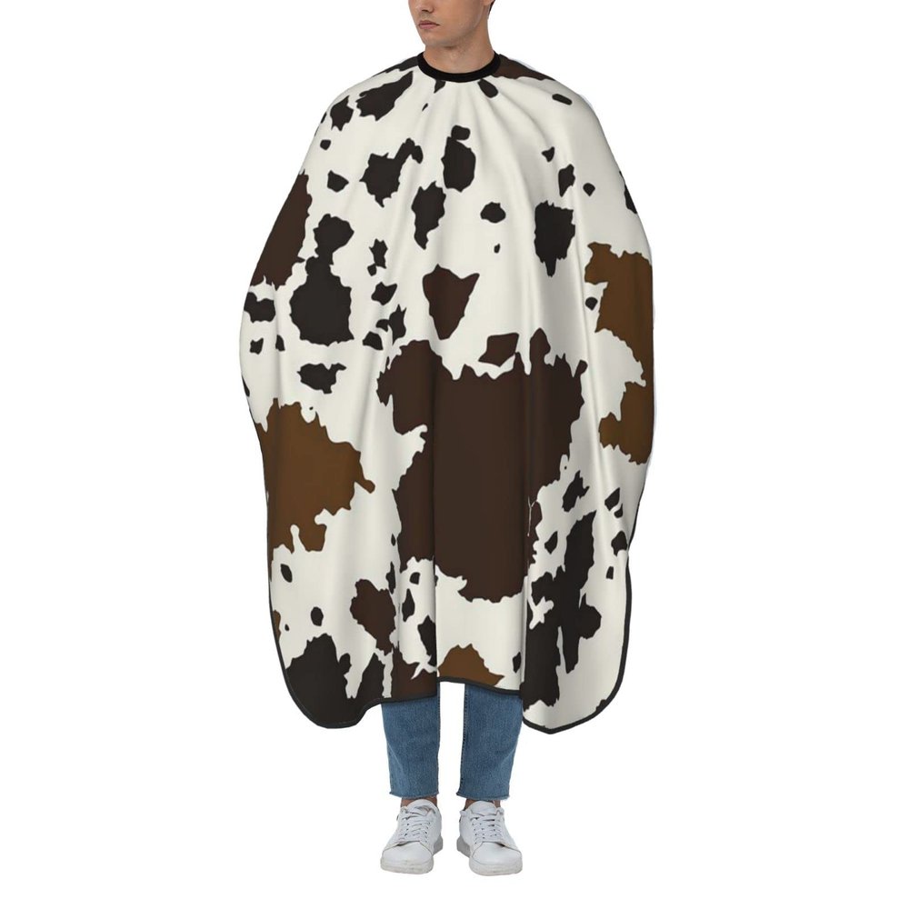 BZAXXQI Cow Cowhide Hair Cutting Cape,Barber Cape Unisex Hair Cutting Cape Hair Cutting Accessories 66x55 Inch
