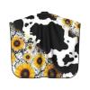 BZAXXQI Cows And Sunflowers Hair Cutting Cape,Barber Cape Unisex Hair Cutting Cape Hair Cutting Accessories 66x55 Inch view 2